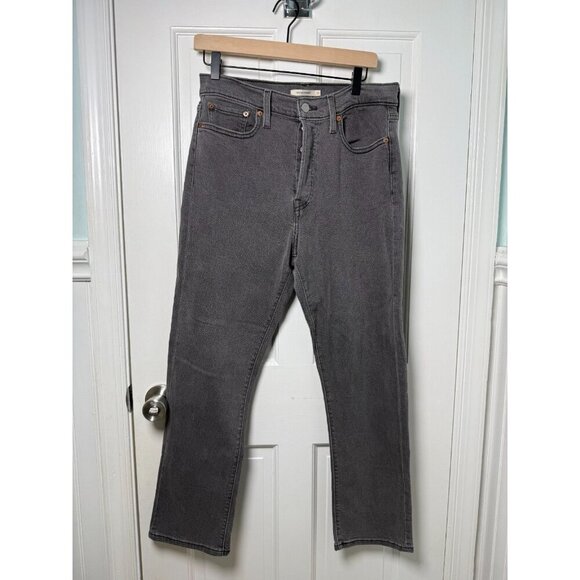 Levi's Denim - Levi's Women's Wedgie Straight Leg Charcoal Demin Jeans - Size 31